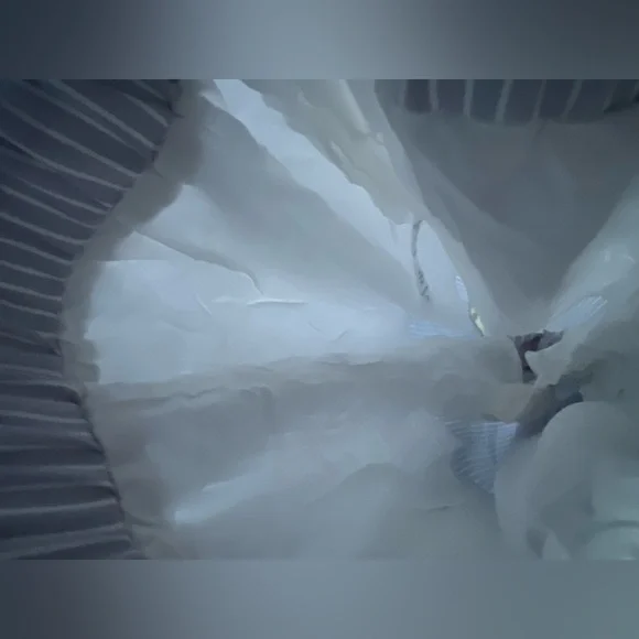 🆕BuddyLove Ilene Striped Cropped Jumpsuit XS Blue White Summer Boho Resort Wear - Picture 10 of 16